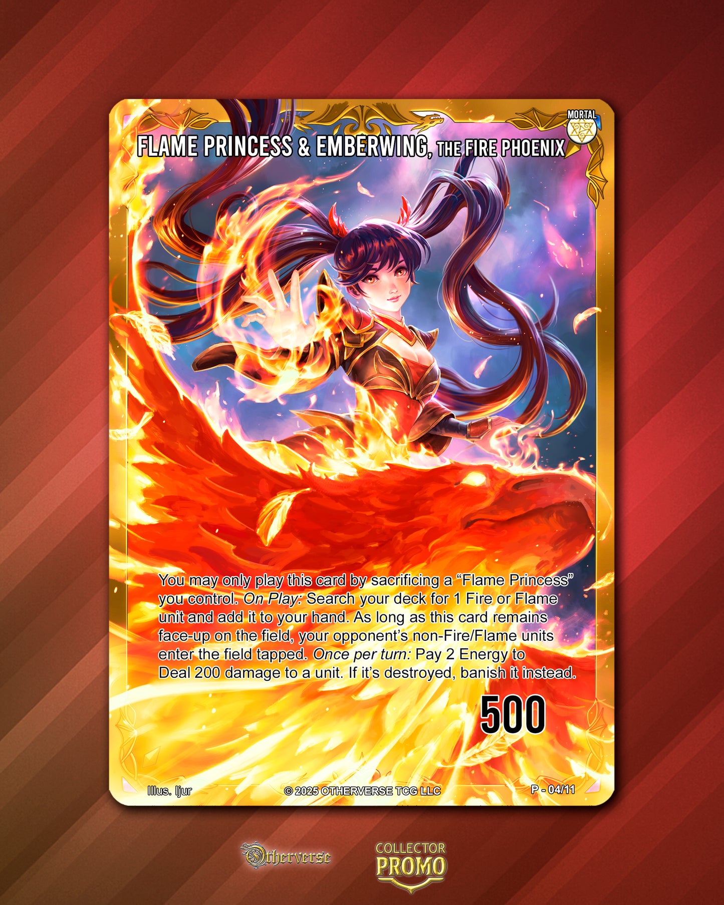 Flame Princess & Emberwing, the Fire Phoenix (Collector Promo August 2025)